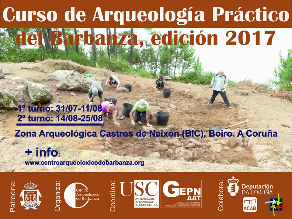 ARCIANasoc's tweet photo. Curso de arqueoloxía práctico do Barbanza, edición 2017 https://t.co/XGHQlCzWxx