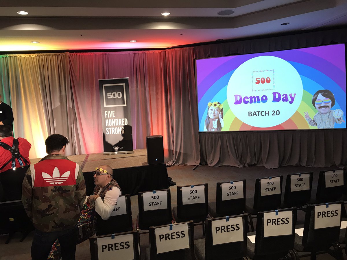 arricivita's tweet image. Ready for the @500Startups #DemoDay #Batch20