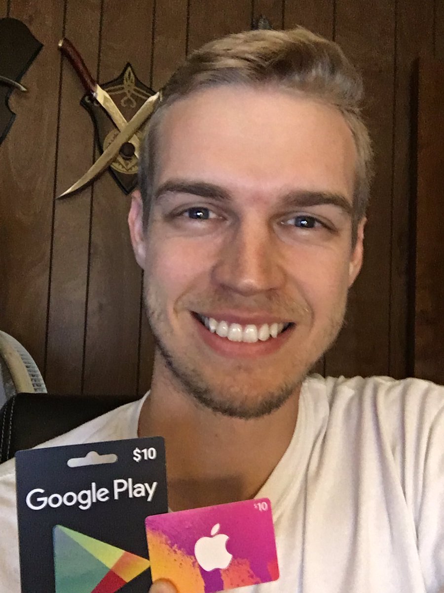 KlausGamingYT's tweet photo. Second of six $10 iTunes/Google Play gift card GIVEaways!  All you have to do is

🔴Retweet🔴
🔴Follow🔴
🔴Like🔴

By 5/16! https://t.co/umf6YteX1L