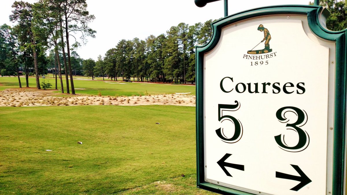 PinehurstResort's tweet photo. it just feels special whenever Pinehurst has to put up a new sign.

A lot of wonderful moments to come in the next few years here. https://t.co/rZkLv86Sxw