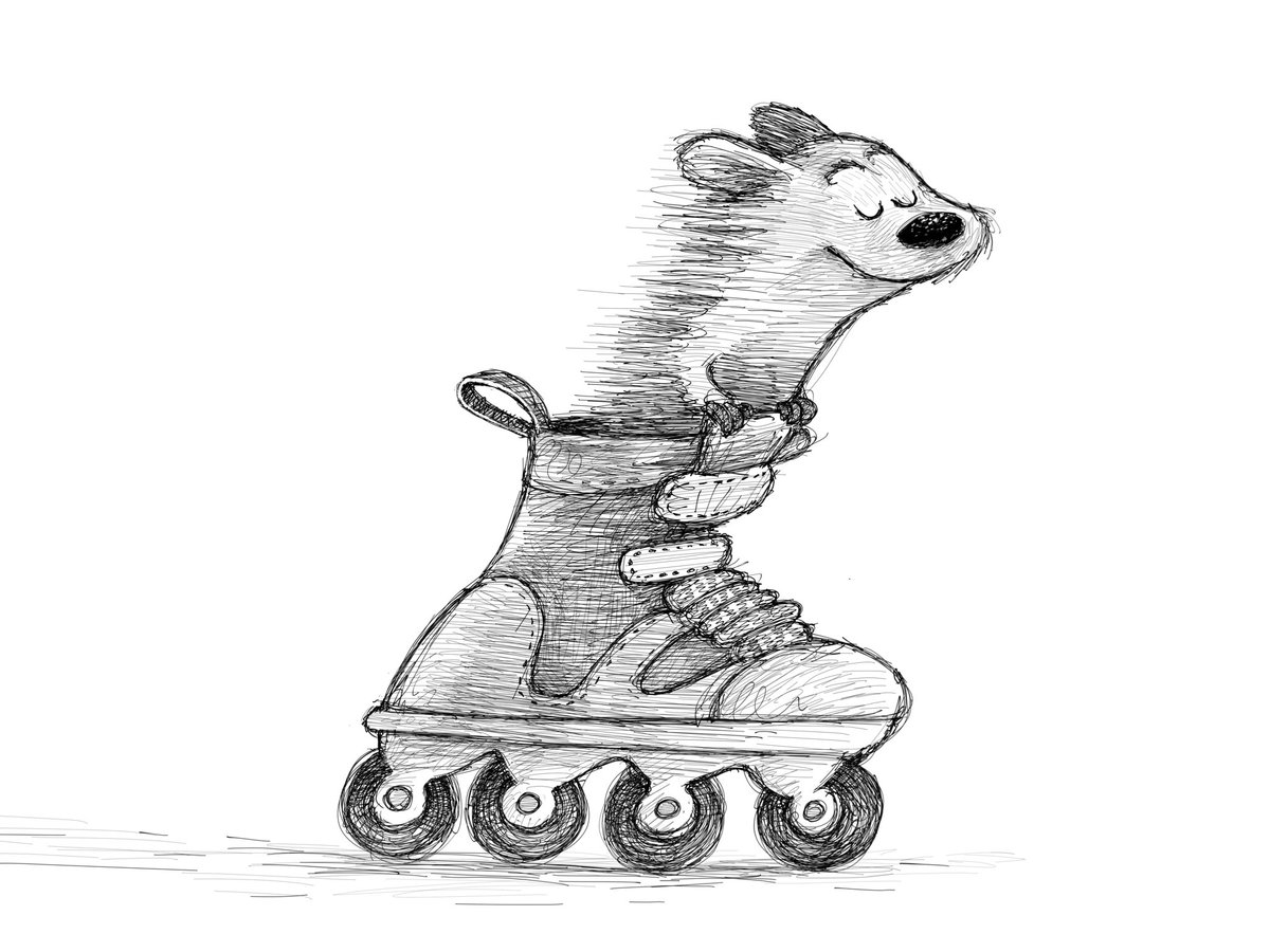 Yarrow_Cheney's tweet photo. Joyride
#drawing #character #rollerblade #happy #smile #animals https://t.co/06nr6zH8ca