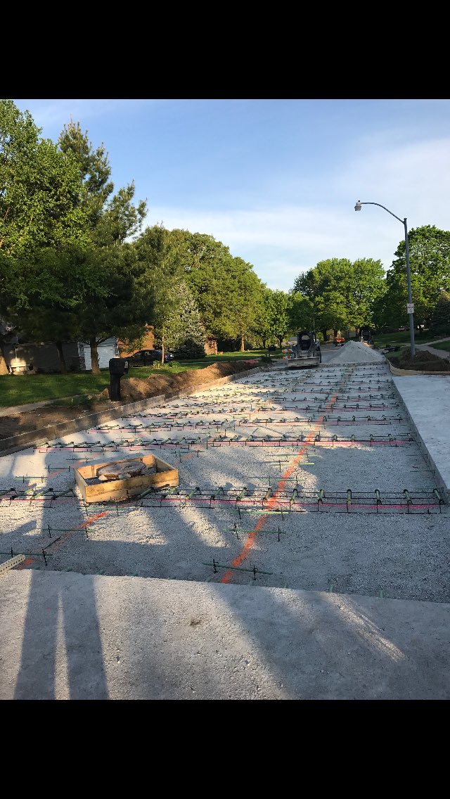 Great Day to pour some Concrete in Polk City 😎