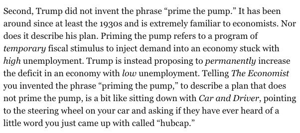aiwan73's tweet photo. Trump tried to explain economics to The Economist and it went just like you think... https://t.co/GBUbi5CPDZ by #kopiganja via @c0nvey https://t.co/Uuvg7plv2u