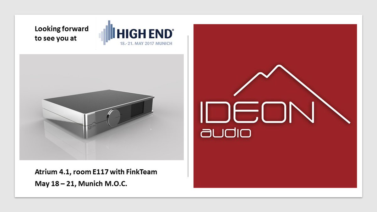 IdeonAudio's tweet image. #audio #audiophile #highend2017 #highend #hifi To listen one of the very very best DACs in the world! Ideon Audio, The Absolute DAC