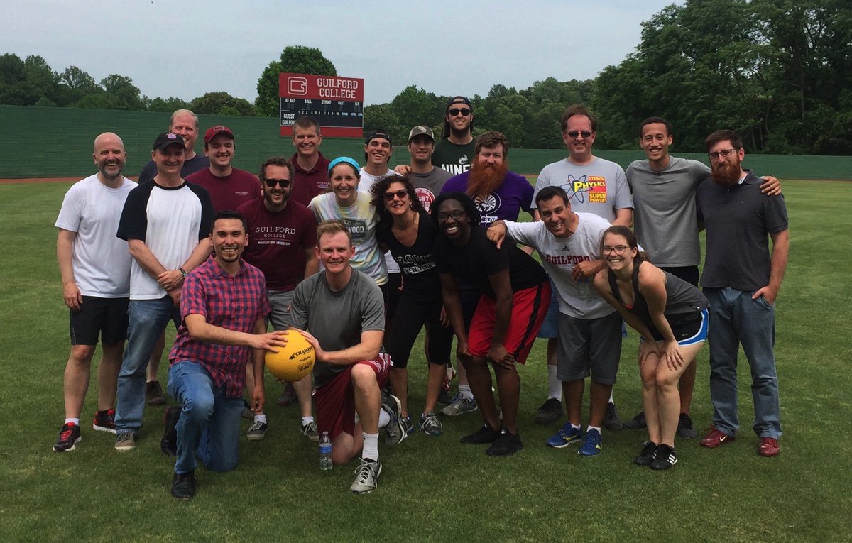 GuilfordTodd's tweet photo. @guilfordcollege faculty/staff/senior kickball game!  Thanks to all the seniors who came out for a fun time! https://t.co/AytwdI7TYq