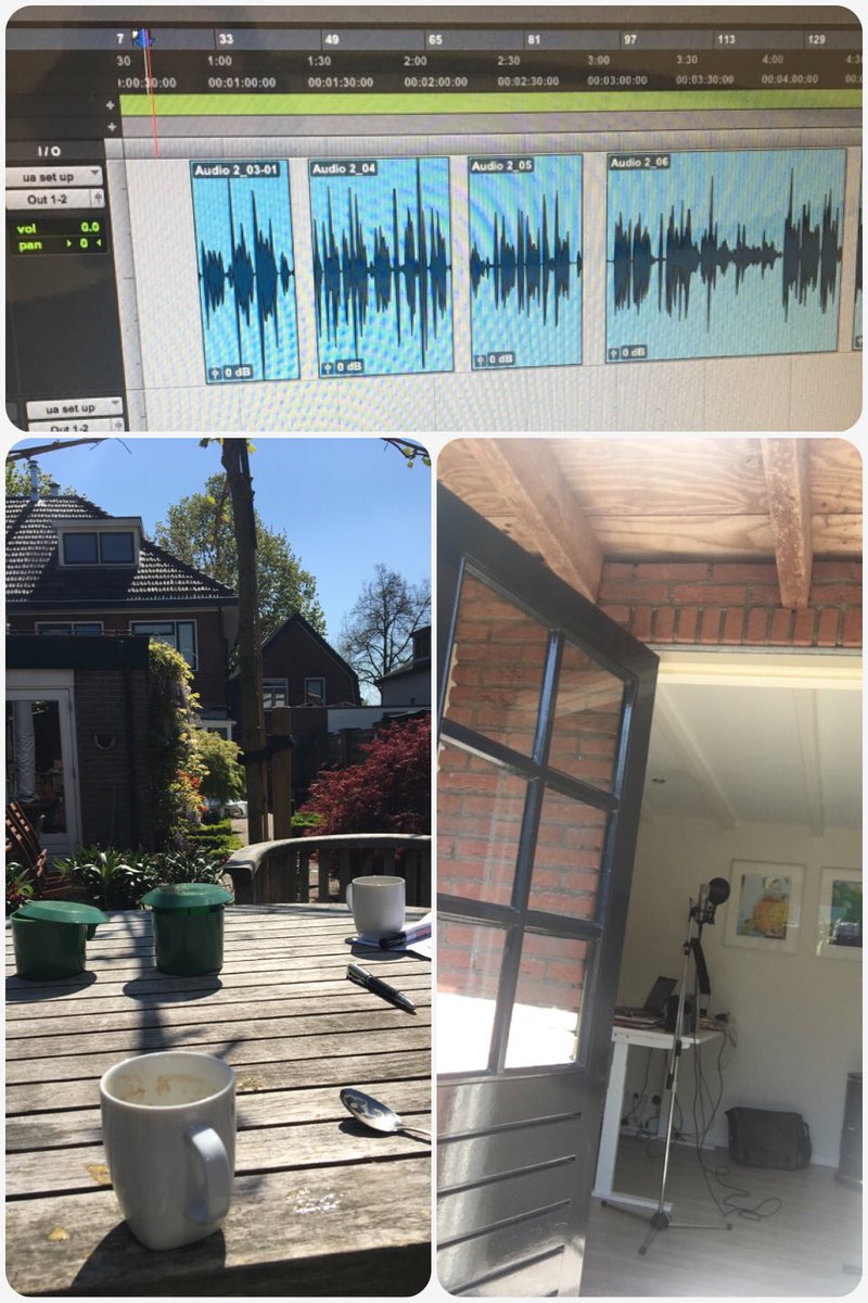 Tone2All's tweet photo. Opname op locatie vandaag met @ErwinGevers voor de volgende TOM's hangout! #audioinvite #bijuopkantoor #ofindetuin https://t.co/5CN1jIHnYQ