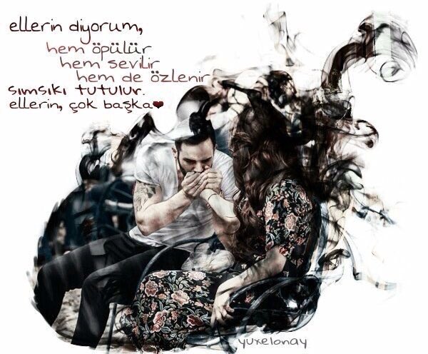 "Ellerin diyorum, hem öpülür hem sevilir hem de özlenir. Sımsıkı tutulur. Ellerin, çok başka.." <a href="/aycanvariss/">aycanvariss</a> <a href="/onuryuxel/">onur</a> #KısmetseOlur #OnAy