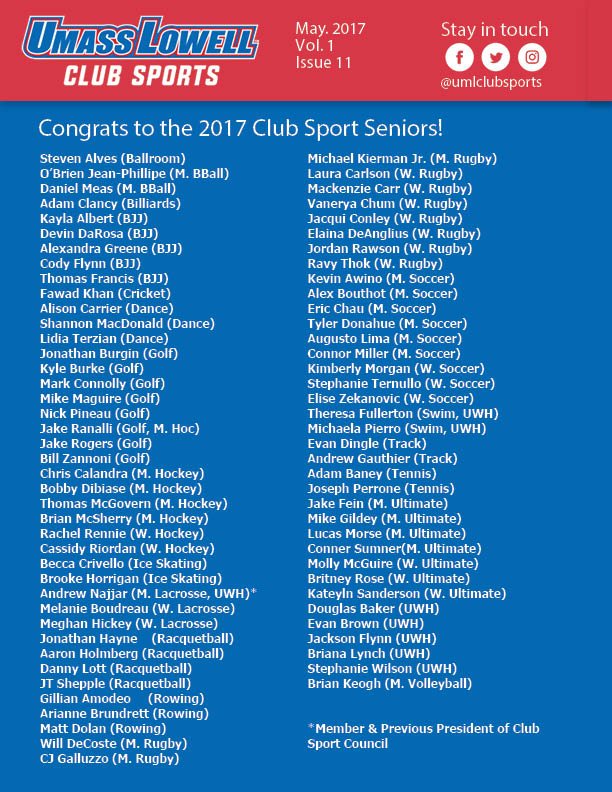 UML Club Sports tweet media