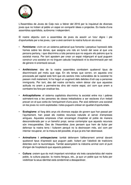 AssembleaJCalp's tweet photo. Qualsevol persona que estiga interessada en participar que ens contacte a través de les xarxes socials o en assembleajovecalp@gmail.com https://t.co/wuFD1kNIs6