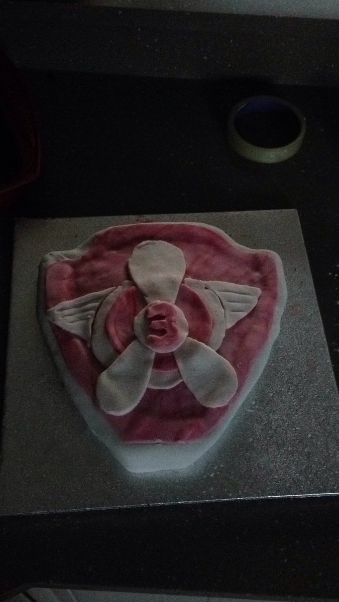 Chloeconway250's tweet photo. We have a rough ass Paw Patrol cake ready for tomorrow. #Homemade #CAAAAAAKE https://t.co/yiQlXgy1G8