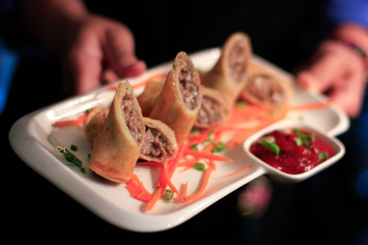 Doesn't get more #Philly than the cheesesteak. Try our Cheesesteak Springroll today!