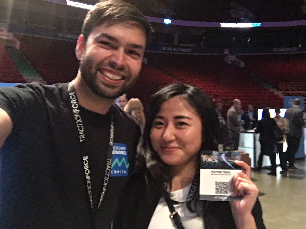 merchant_growth's tweet photo. We're at #tractionforce with @salesforce and @tractionsm learning the latest in #tech #fintech https://t.co/6dAVMZvuYG