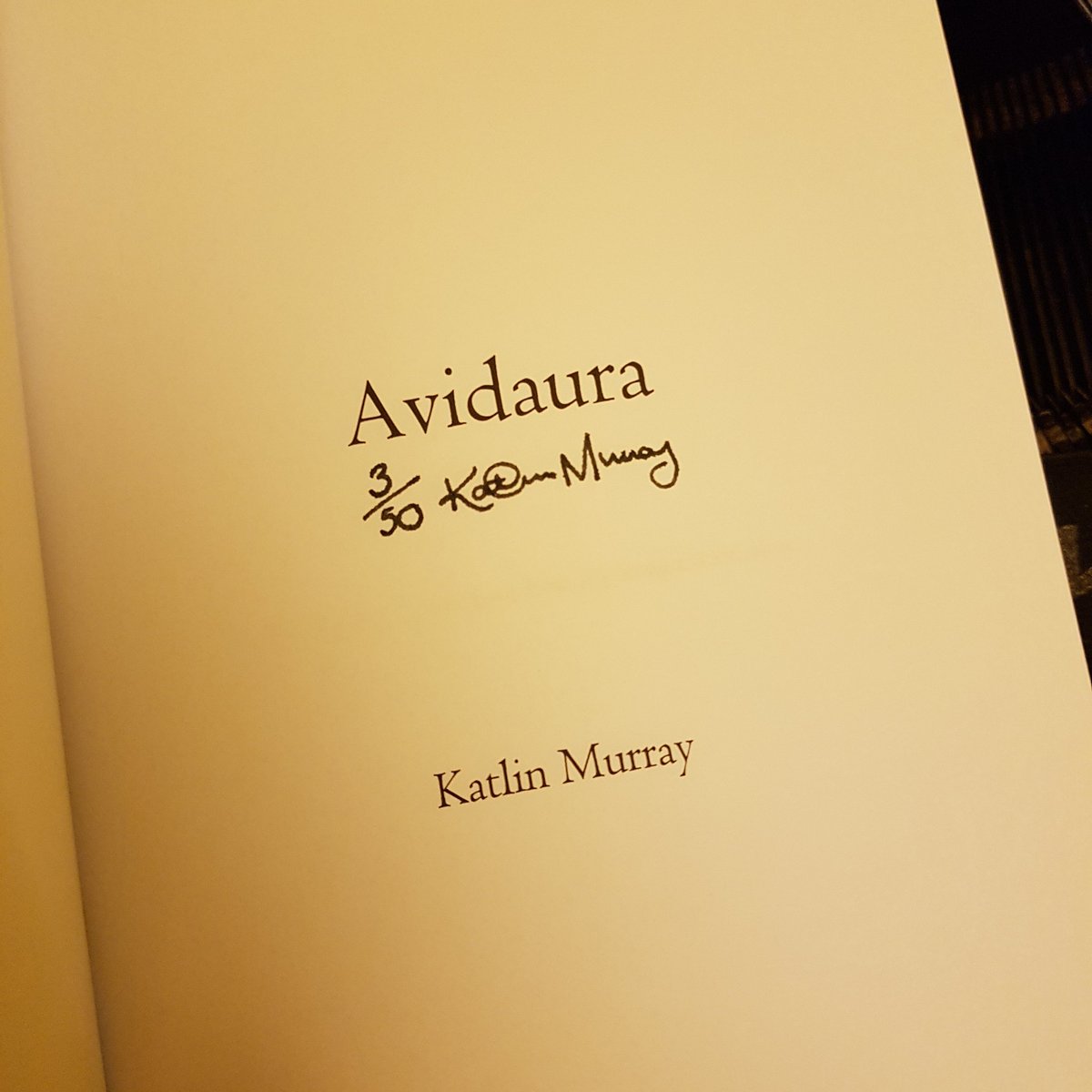KatMurrayAuthor's tweet photo. #Avidaura releases next week. The first 50 copies have been numbered and signed !! #fantasy #author https://t.co/eNZYbQGxsV