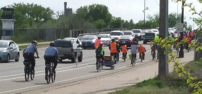 mplstvguy's tweet photo. @pedalpower16 I saw the kids riding across the Plymouth Ave bridge as I was riding home from work yesterday. Made my heart happy! https://t.co/C5L4lgFtiX