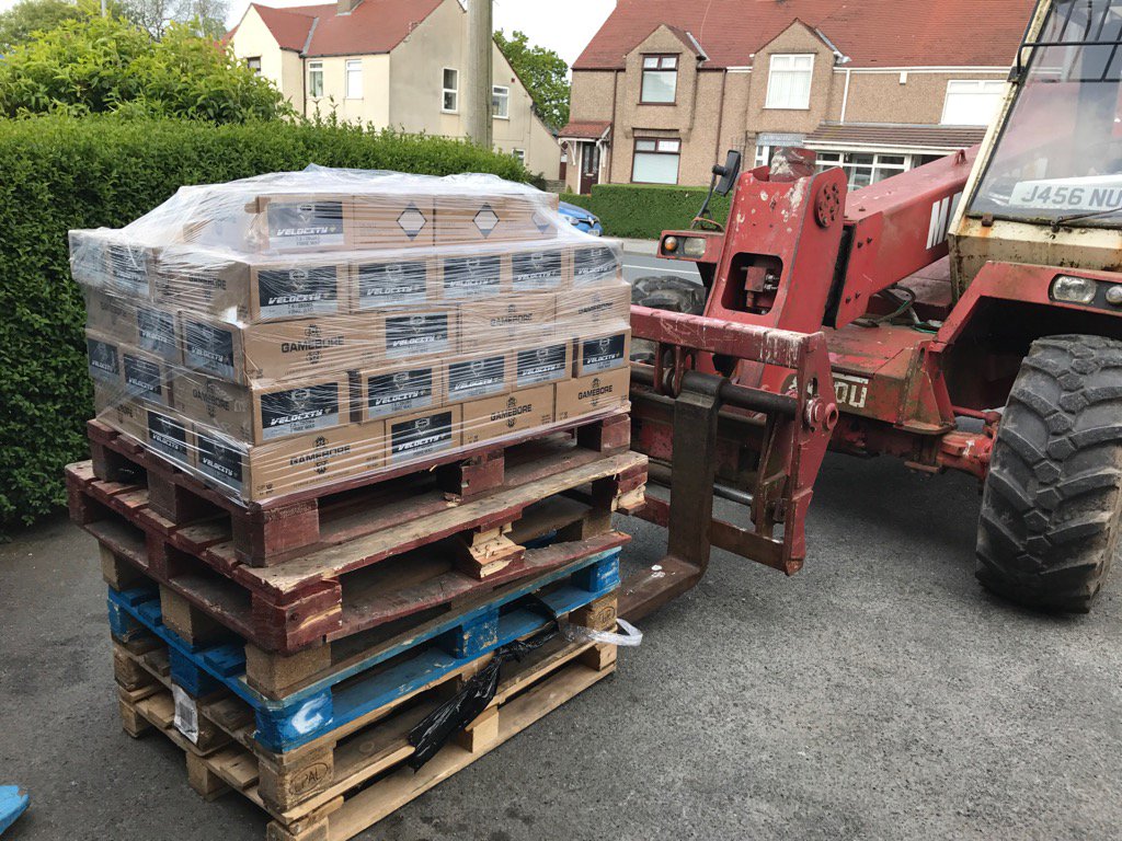 The new cartridge prices have gone down well today with one local customer using an interesting vehicle to collect.