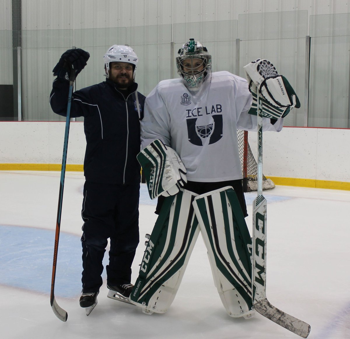 Best of luck to #IceLab Goalie @Soupy_50 as she continues her career with @badgerwhockey #TBT #JHDHockey