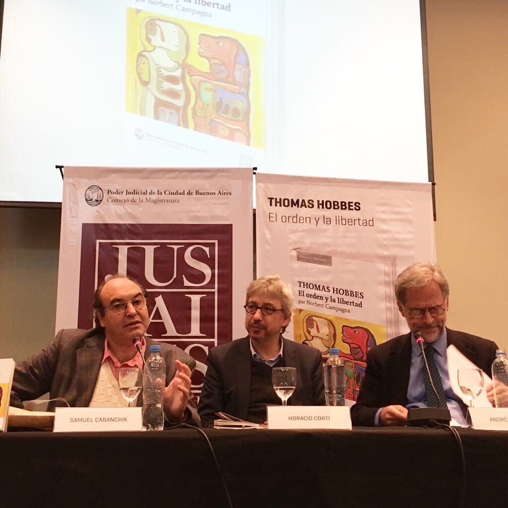 <a href="/SamuelCabanchik/">Samuel M. Cabanchik</a> "creo que es legítimo partir del Estado de naturaleza aunque sea una ficción"