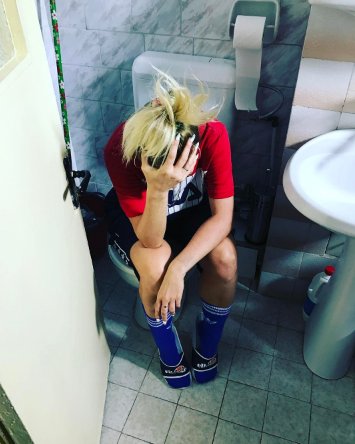 thinking about life, on the toilet