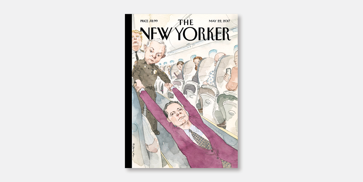 dasneylopera's tweet photo. An early look at next week's cover, “Ejected,” by Barry Blitt: https://t.co/8xeQxHFmG6 by #fdbedout via @c0nvey https://t.co/rc5hHUBEht