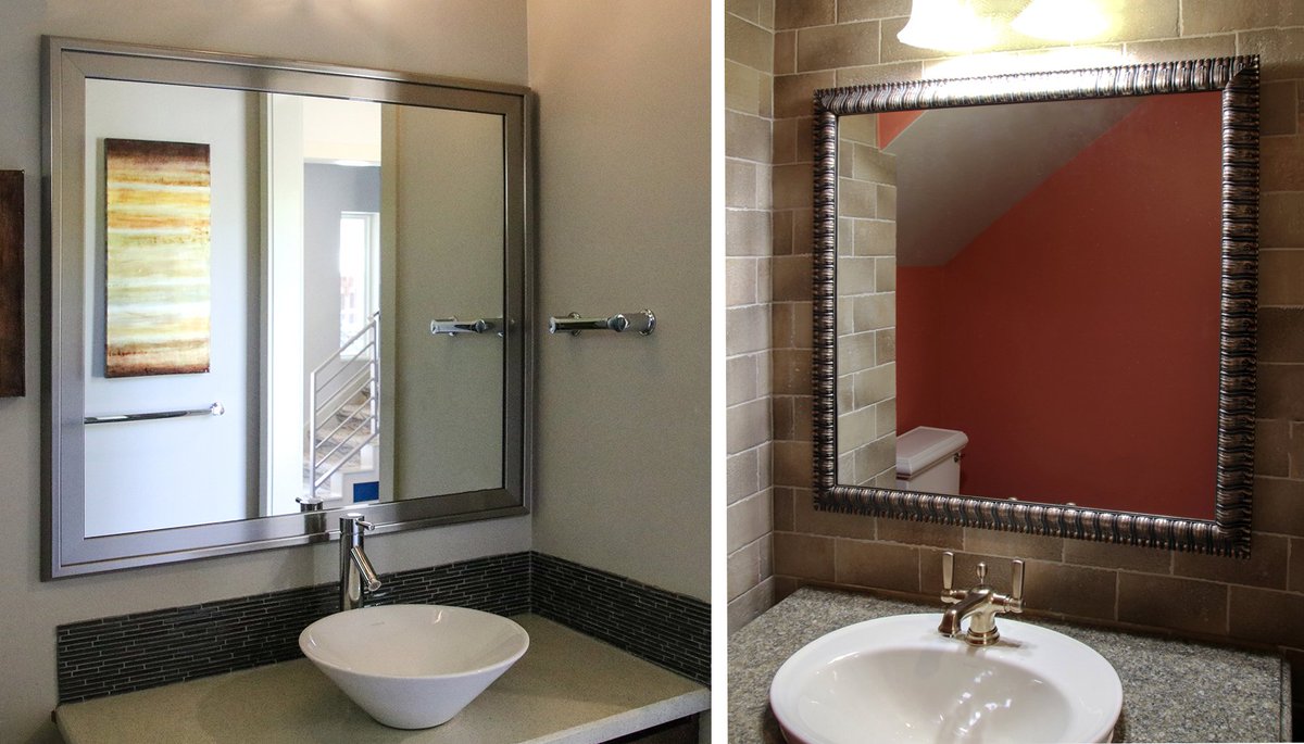 Framecrafters's tweet image. Custom Framed Bathroom Mirrors! Add elegance and style to your bathroom mirrors! #Framework #bathroom #mirrors #frames #decor