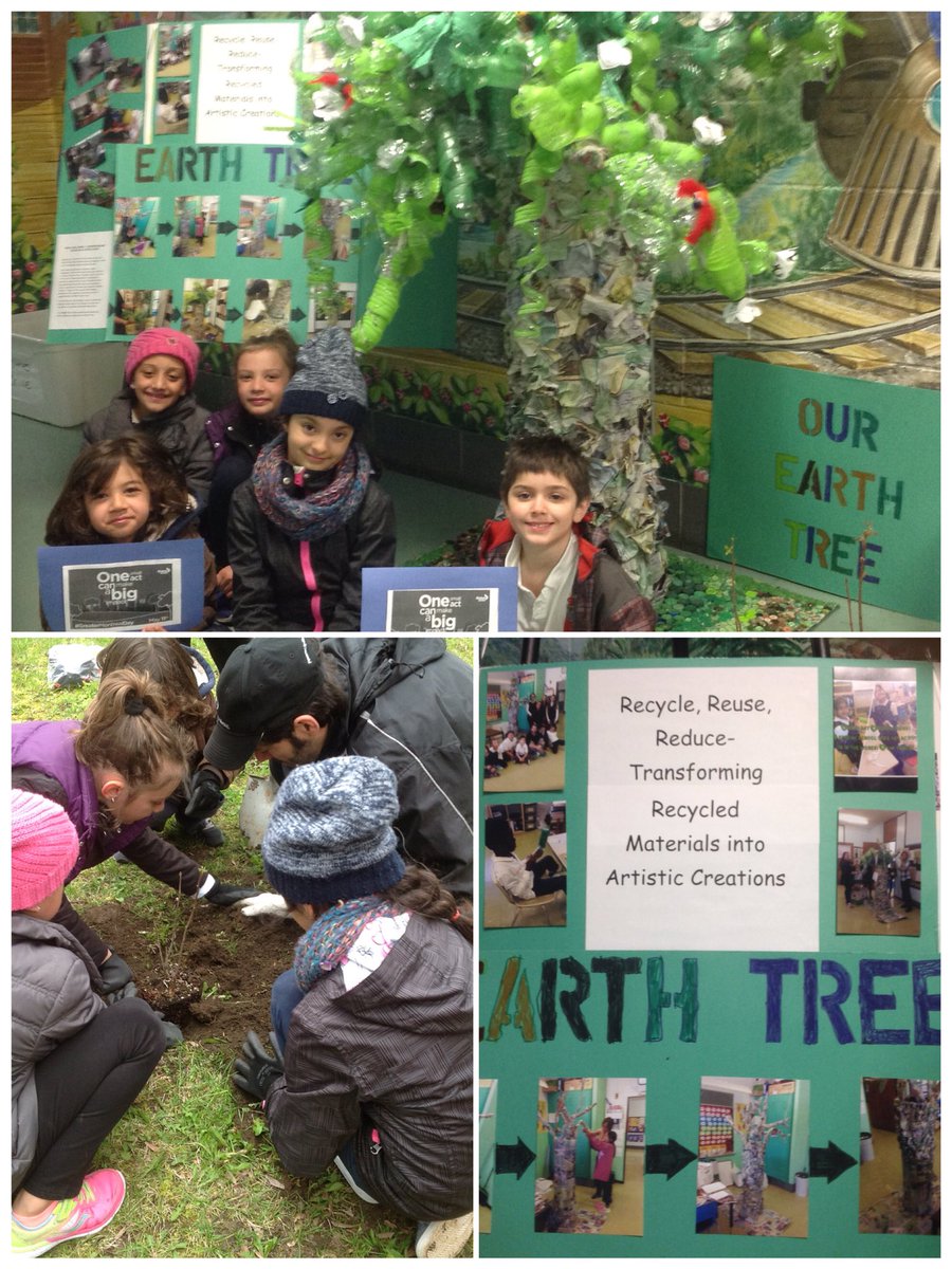 From creating recycled art to planting natural trees... #GreaterMontrealDay