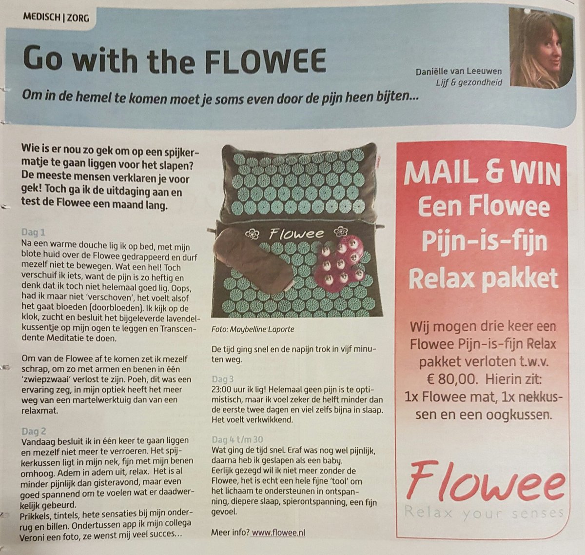 mafchauffeur's tweet photo. "met mijn blote huid gedrappeerd over het #Flowee spijkermatje, ik wil niet meer zonder"
#napijn #poeh #relaxpakket https://t.co/bcvCm7tqUH