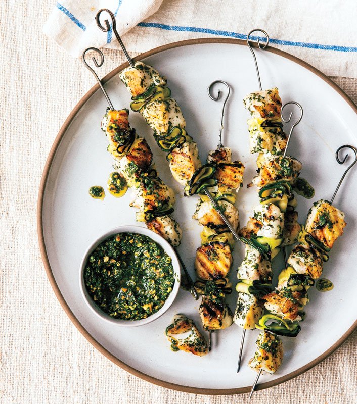 ChefJoanneWeir's tweet photo. Halibut squash ribbon skewers #recipe from #KitchenGypsy via @marinij https://t.co/H0WD2zrpWU https://t.co/3jdnFjzJwf