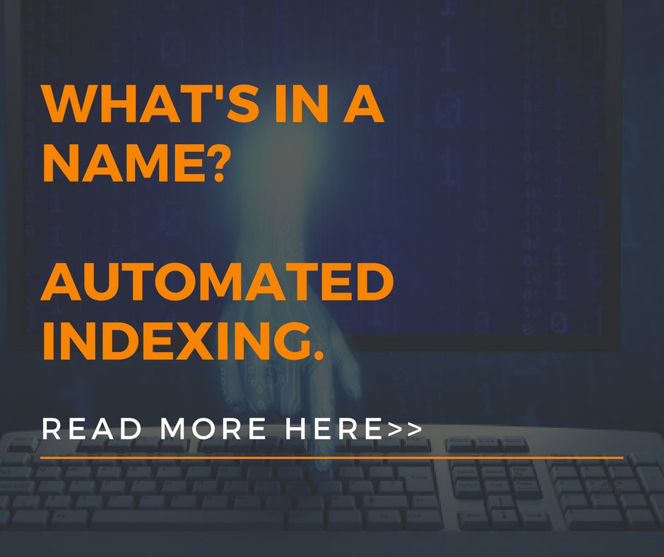 ExtractSystems's tweet image. What’s in a Name? Automated Indexing 
hubs.ly/H07jsPN0
#automatedindexing #indexingsoftware