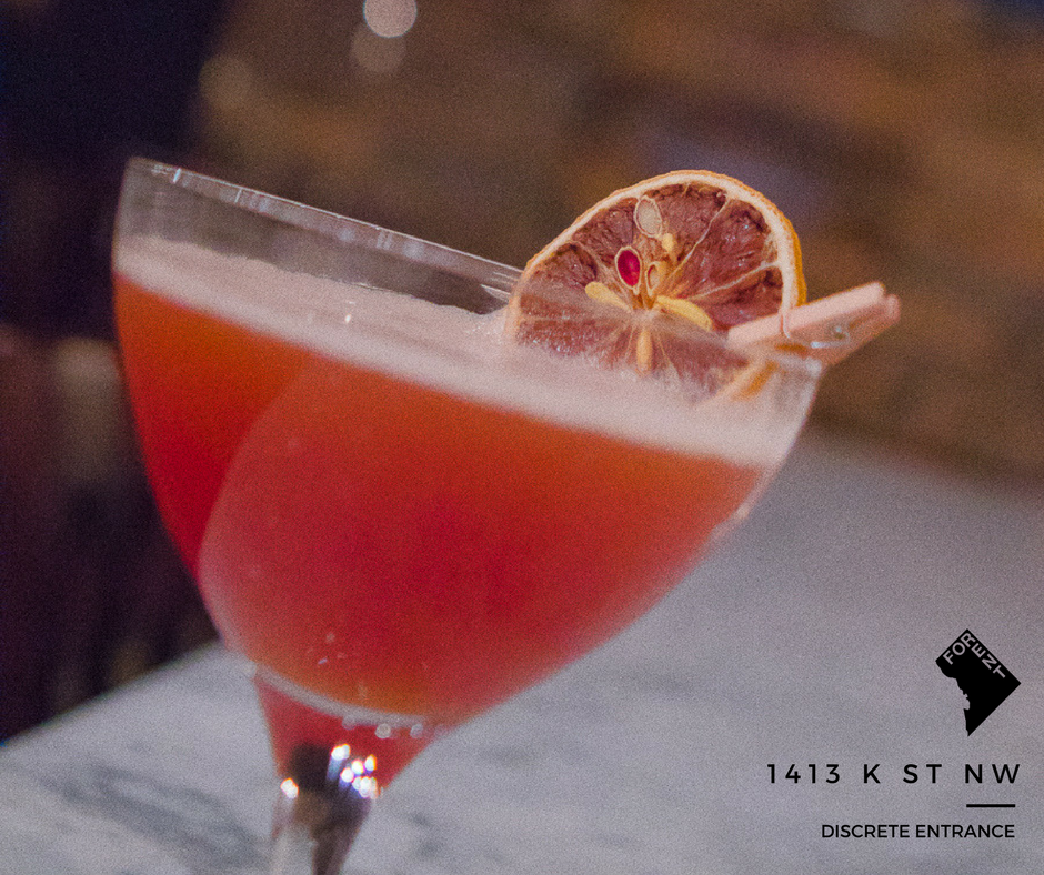 Get out of the rain and under ground to escape the city. We suggest you start with the #UStreet cocktail during #happyhour #DC #lounge