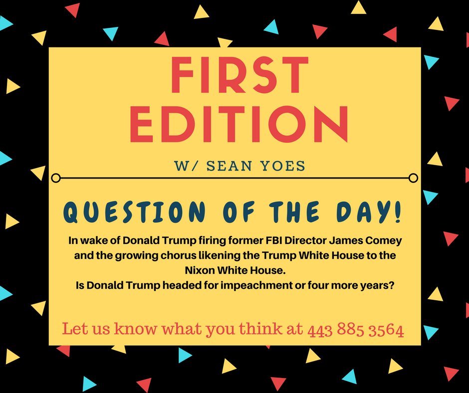 firstedition889's tweet photo. Tune in now and join the discussion! Is Trump headed for impeachment or four more years? what do YOU think!? https://t.co/2fs5acdiFr