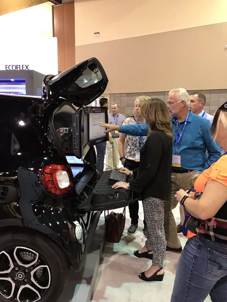 Dawn is giving a fantastic presentation of PRO-TECH at @ASSAABLOYDSSUS booth! Stop by 401! #dhi2017