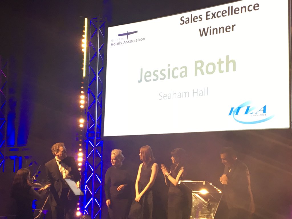 And back on the awards .... #salesexcellence go Jessica!! #NEHAawards