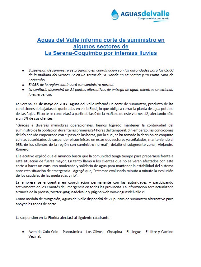 GetBlockGamer's tweet photo. Atención sectores de la Serena y Coquimbo, Corte de emergencia para mañana viernes desde las 9 am. Fvr rt @eldia_cl https://t.co/1L9kdqRYKg