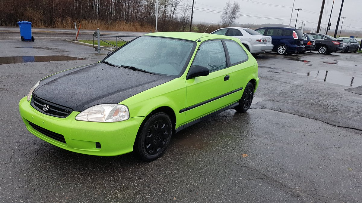 AUTO_MANIA_INC's tweet photo. Honda civic 1998. Automatique. 163000km. Timing belt neuves. Tres bonne mécanique....1900$ #automania https://t.co/DrL0ndiv1m