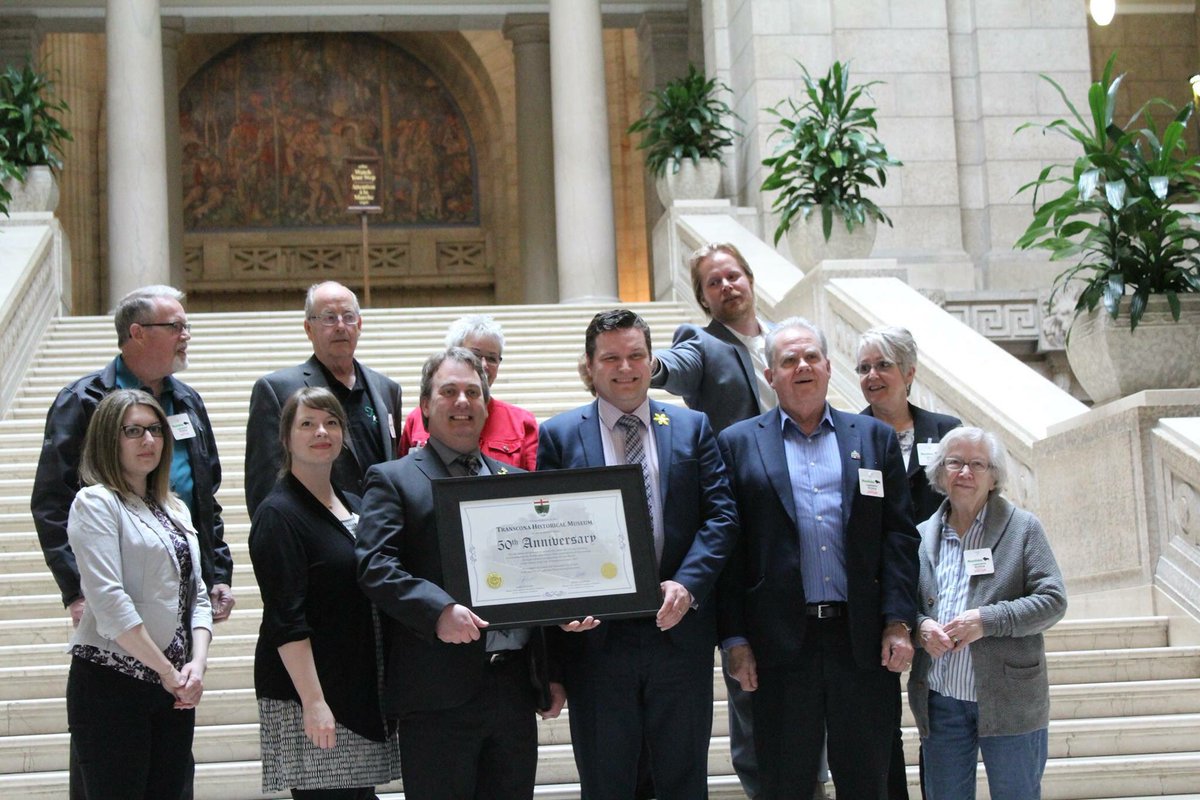 ChadPanting's tweet image. Q: Is @JamesTeitsma ticklish?
A: yes
The #TransconaMuseum commemorates its 50th anniversary by being recognized at MB Leg. #transcona