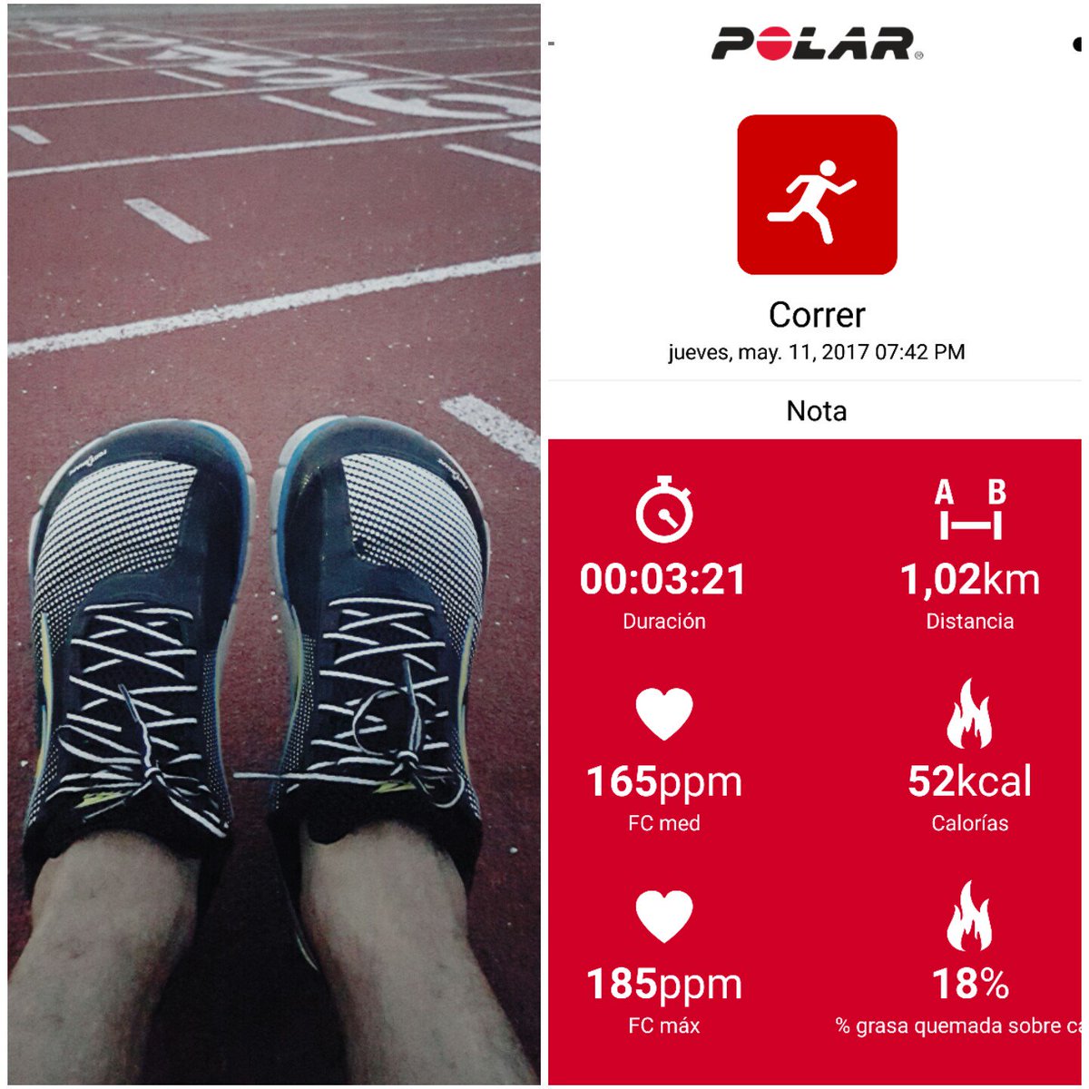 Korridori78's tweet image. Los miles más importantes son 15 dias antes de una competencia, dan la pauta para romper caja de confort y llevar al límite el corazón.