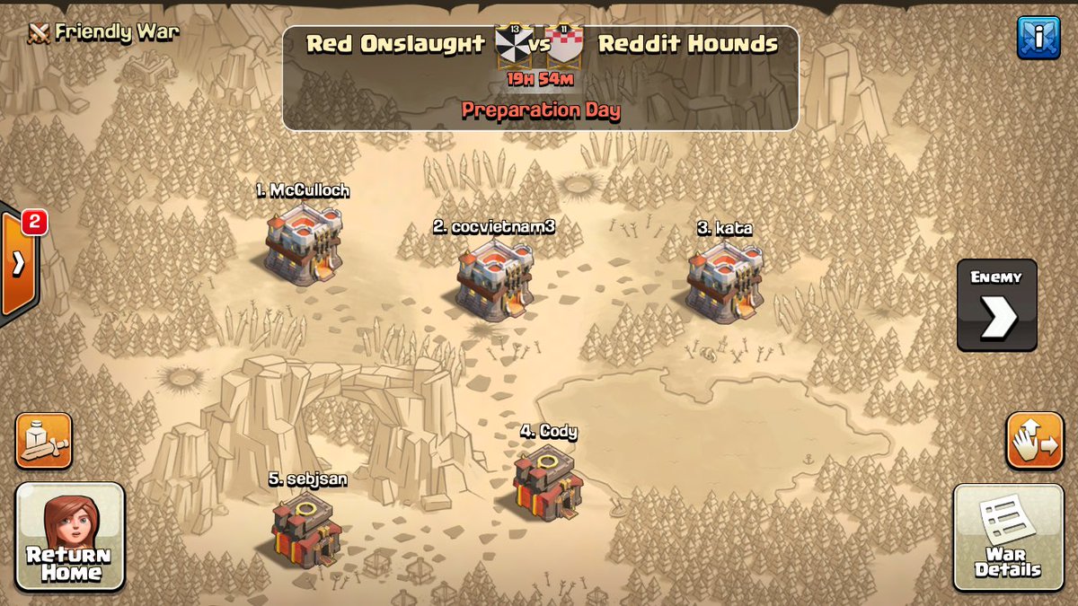 Week 8 action of CWL Rising Divisonal Rivals square off😜Can Red O stay on course? <a href="/champwarleague/">Champions War League</a> @RedditHoundsCoC 🛳