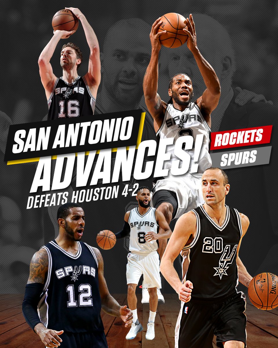 espn's tweet photo. Next stop: Western Conference Finals. https://t.co/xzfquygV7H