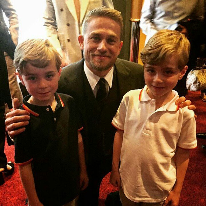 Megan on Twitter "CharlieHunnam with Zac Barker and Oliver Zac Barker