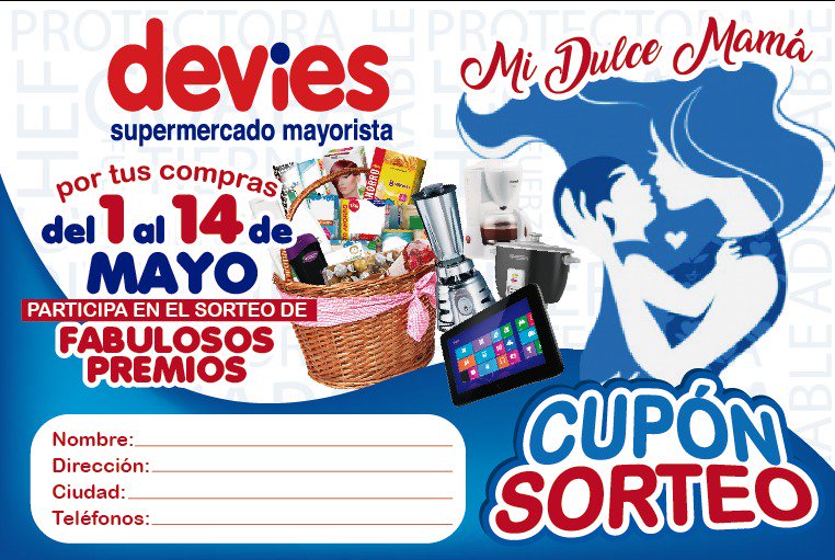 DeviesSM's tweet photo. Extendemos los días de celebración de Mamá
Por tus compras realizadas hasta el Domingo 14 de Mayo en Milagro
Reclama el tuyo https://t.co/T3Q1jr1by9