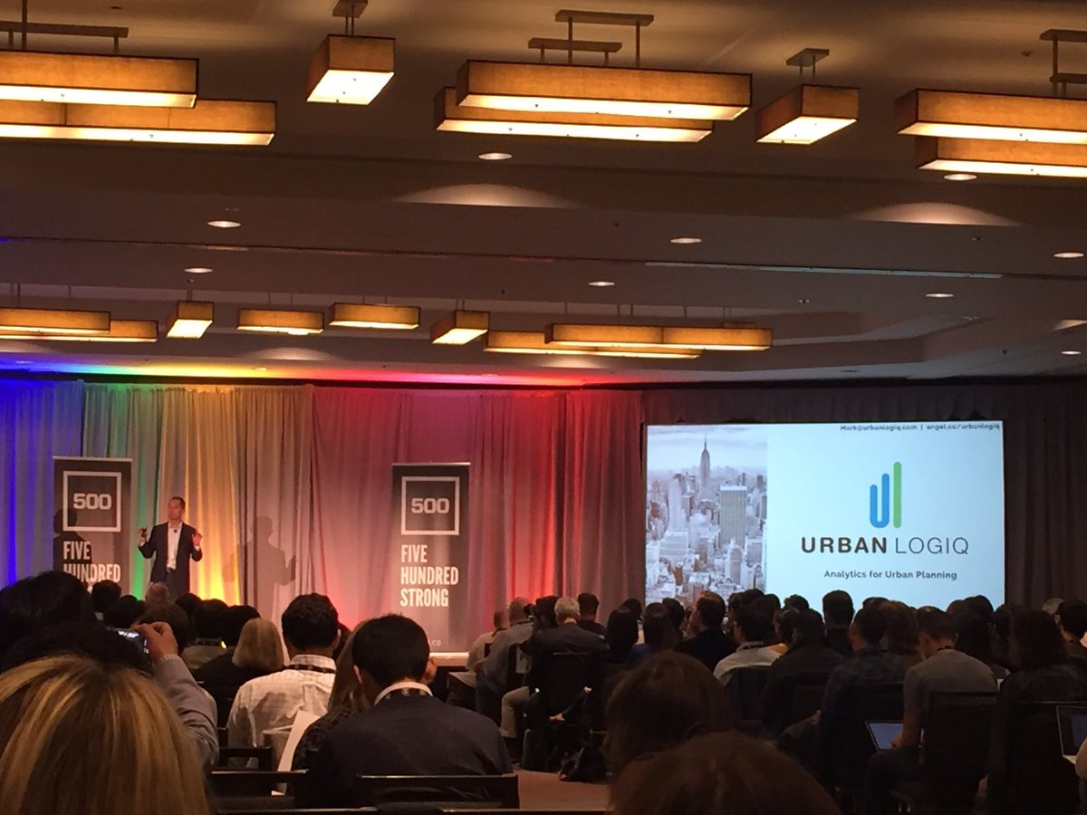 arvinderkang's tweet image. Killing it! @UrbanLogiq's @MarkMasongsong at  @500Startups #Batch20 #DemoDay