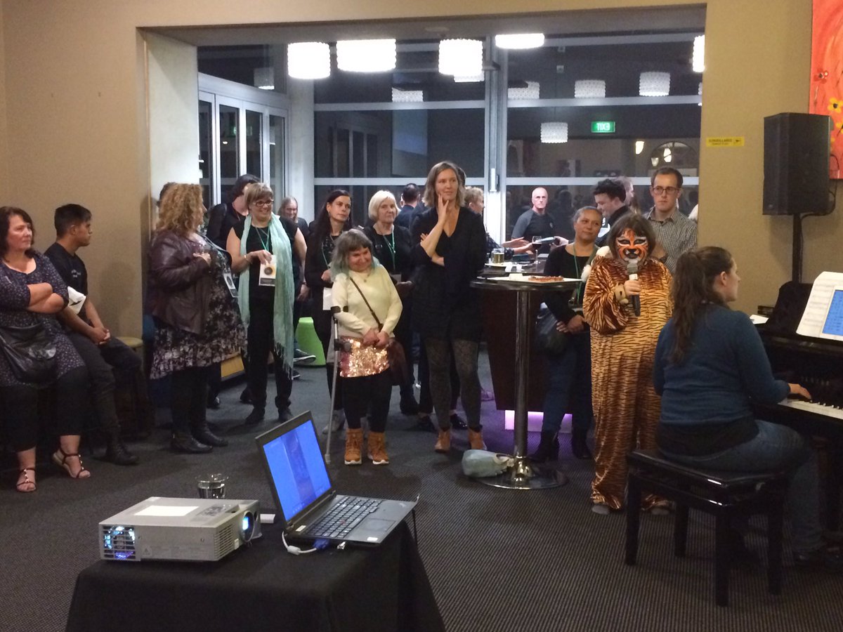 ECLHnz's tweet photo. Jacob talked about his solo in development 'Big J Stylez' as part of @NZEICampaigns networking drinks at @cqwellington #NZEIsummit https://t.co/5TFAiMNUnM