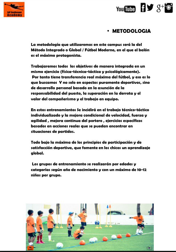 edpgoalkeeper's tweet photo. 👉🔴 Dossier III Campus Tecnificacion de porteros.  #edpgoalkeeperacademy https://t.co/Mkgi04dyrr