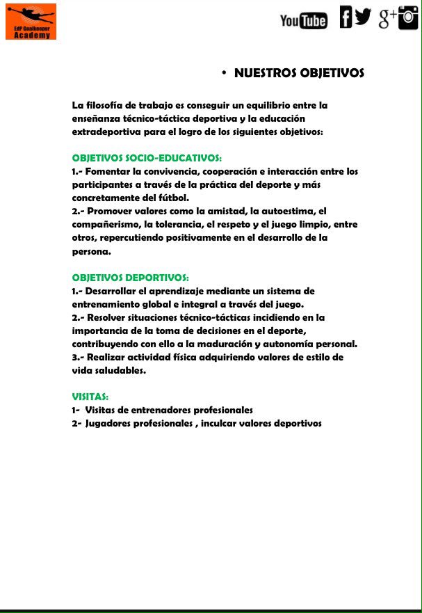 edpgoalkeeper's tweet photo. 👉🔴 Dossier III Campus Tecnificacion de porteros.  #edpgoalkeeperacademy https://t.co/Mkgi04dyrr