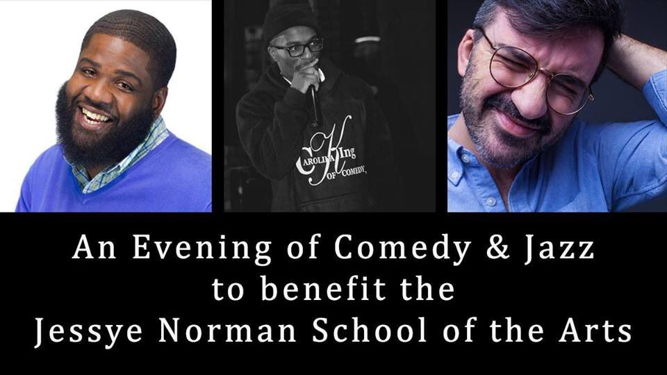 THIS SATURDAY 7-9pm at Jessye Norman School of the Arts - An Evening of Comedy &amp; Jazz 
Proceeds benefit after school &amp; summer programs.