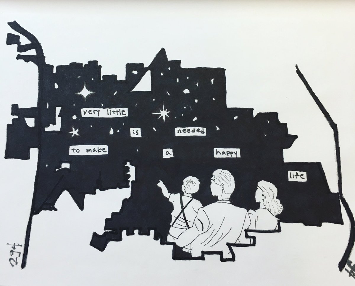sglass771's tweet photo. A student's #blackoutpoetry. Great thought on map of Glenview. #mindbookthinking #makeart @Glenbrook_south https://t.co/zkjLG0JErj