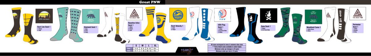 t1customsocks's tweet photo. Hey we love @TheGreat_PNW apparel! Would love to make custom socks for you. One PNW small biz to another. Keep it in the #upperleftusa fam! https://t.co/Uv6Ul7YhdB