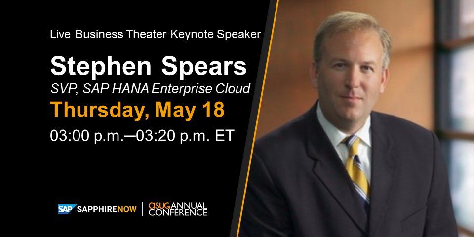 SAP's tweet image. .#SAPPHIRENOW: Expedite your move to a digital core and unlock the full potential of your business #SAPHEC spr.ly/601589uqU