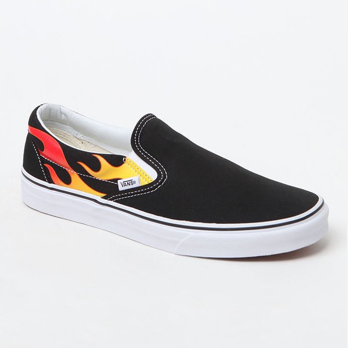pacsun vans flame