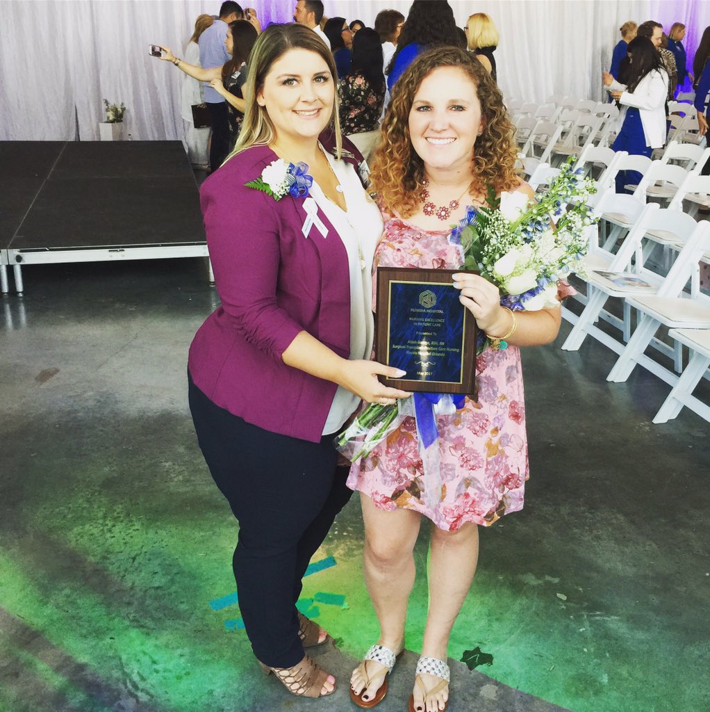 BritZegarra's tweet photo. From a GN to our Nurse of the Year! As a Leader, to stand behind such an inspirational nurse is the dream 💚 #GT12 https://t.co/p2nkxCfCGR